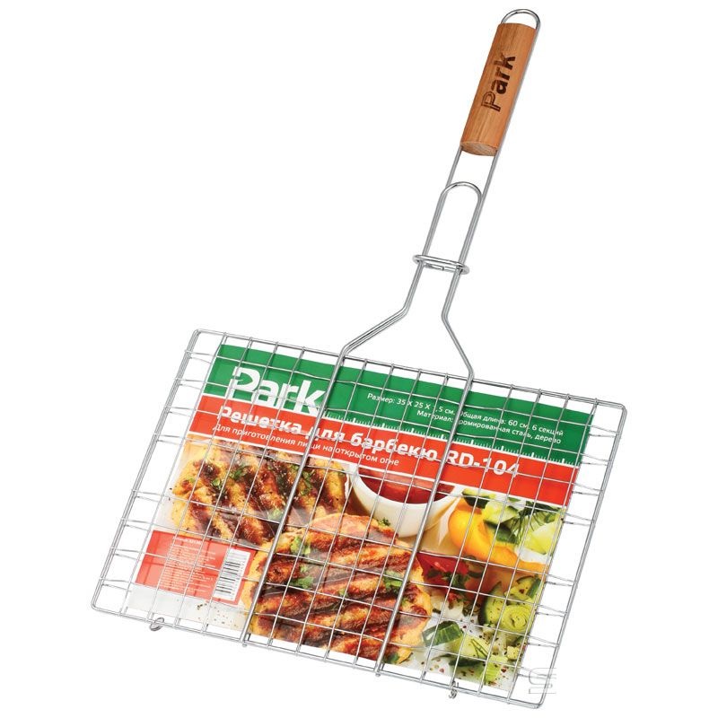 Решетка для барбекю RD-104C ECOS 6 секций 35х25х1,5см 999607