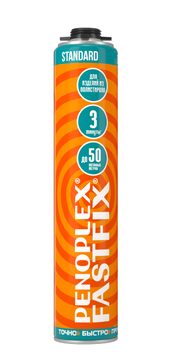 Клей-пена PENOPLEX ПРО Fastfix Standart однокомпонентная 700г 630мл