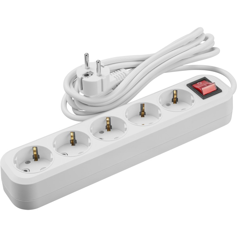 Удлинитель 5х5м с заземлением и выкл. 16А(3х1мм2) Онлайт OPE-S-05-500-ESC-3x1 90812