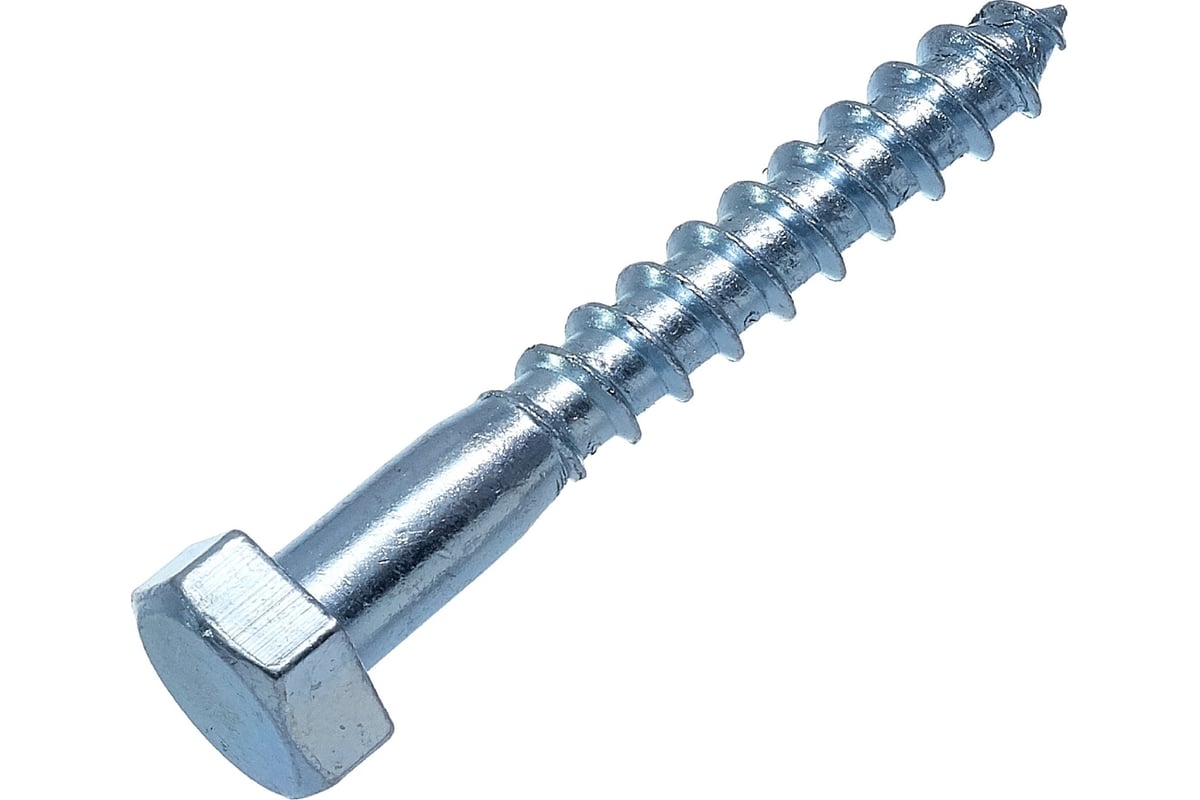 Шуруп "Глухарь" DIN 571 (болт сантехнический) 10х140 пакет (2шт) Стройметиз