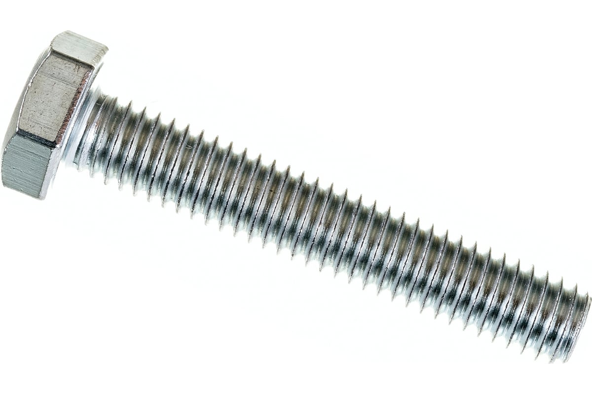 Болт  М6х35 DIN 933 цинк (8шт) пакет ГОСКРЕП