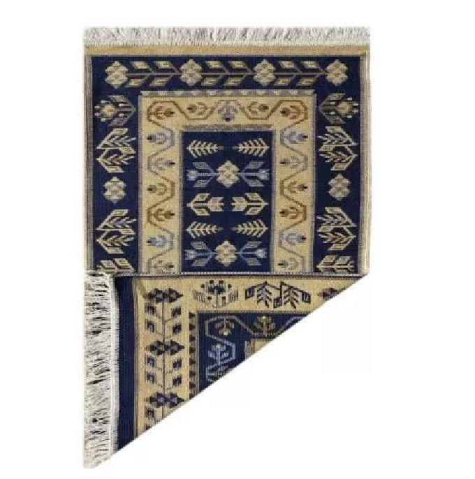 Коврик хлопковый Kilim Usak 60х120см синево-бежевый UK1371UK1371- купить в АПлайн