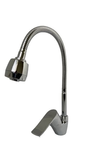 Смеситель для кухни LEMEN ОДНОР.(35) LС-91317-N19 утка,гайка,гиб.излив