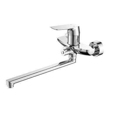 Смеситель для ванны GOLDEN FOX MOORS латунь с длинным поворотным изливом 323мм 11135