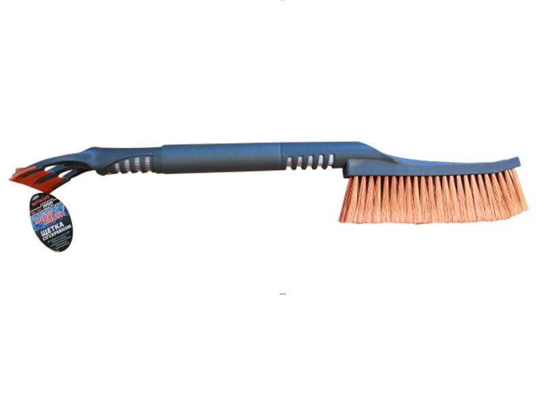 Щетка для снега со скребком AUTOLUXE 60см 