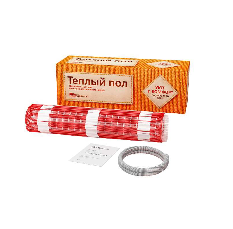 Теплый пол Warmstad WSM (мат нагреват.) 3,2м2 / 485Вт