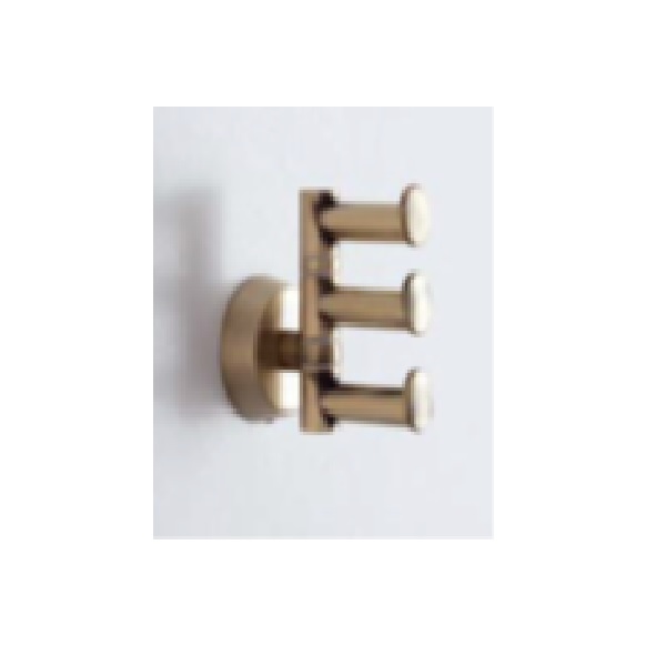 Вешалка с 3-мя крючками поворотная Е-023-3B Бронза  - Е-023-3B Бронза - купить в АПлайн