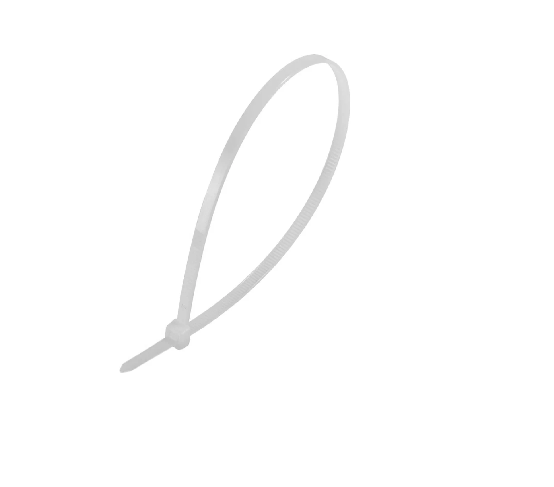 Хомут нейлоновый 4,8х300 белый (100шт) Вихрь 73/9/1/16