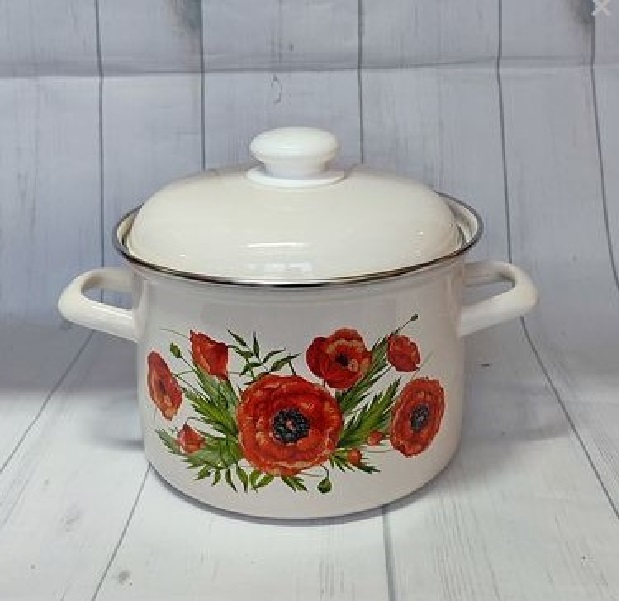 Кастрюля эмал. Июнь 4,5л С-1615АП2/4Жм