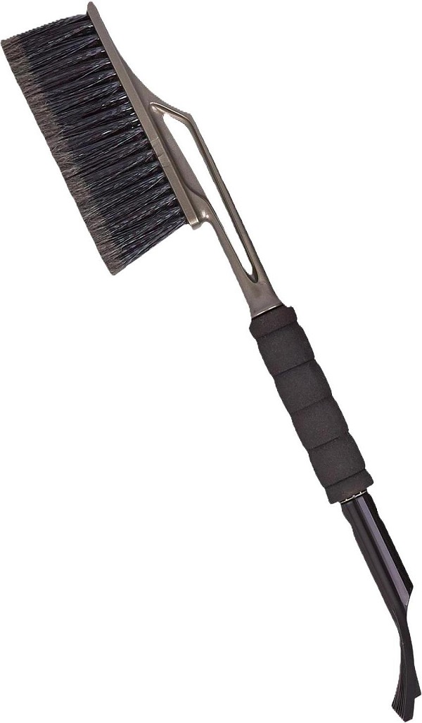 Щетка для снега SPIN&CLEAN TECHNO съемный скребок для льда pixel grey 58см 