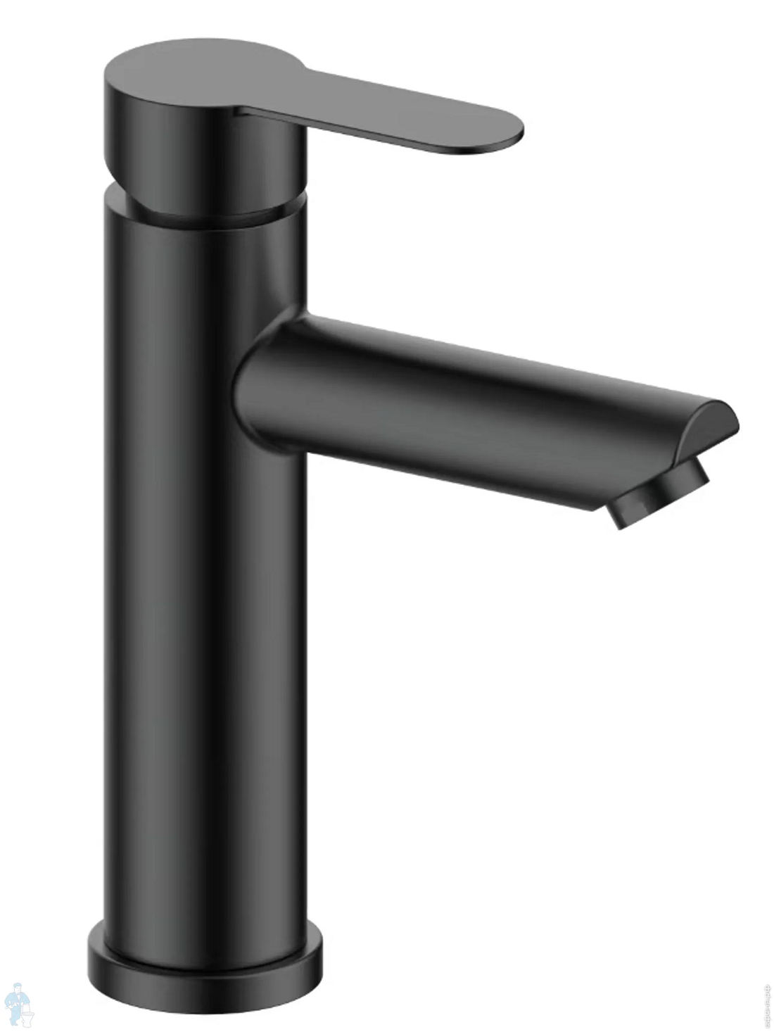 Смеситель для раковины "Orlando Black" без донного клапана OL26LBOL26LB- купить в АПлайн