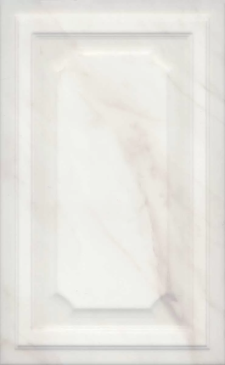 Плитка облицовочная Гран Пале белый панель глянцевый 6357 25x40см