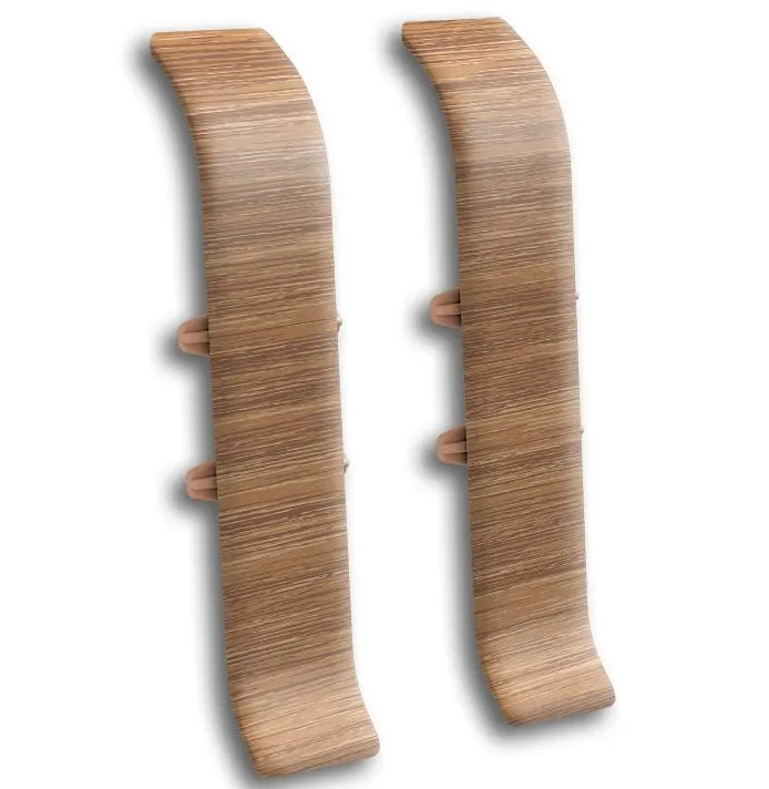 Соединитель для плинтуса "Идеал Классик" 70мм (20 шт в уп.), 241 Вишня