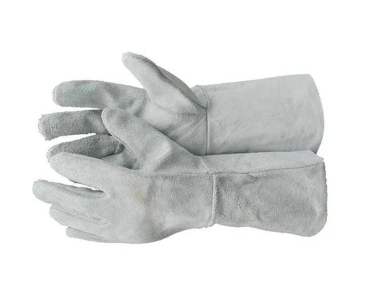 Краги спилковые пятипалые  эконом металлург