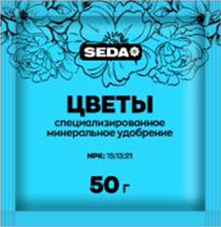 Удобрение Цветы SEDA 50г - купить в АПлайн