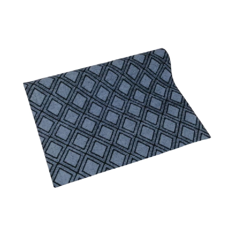 Дорожка ворсовая влаговпит. жаккард ромб серая 0,9х15м- купить в АПлайн