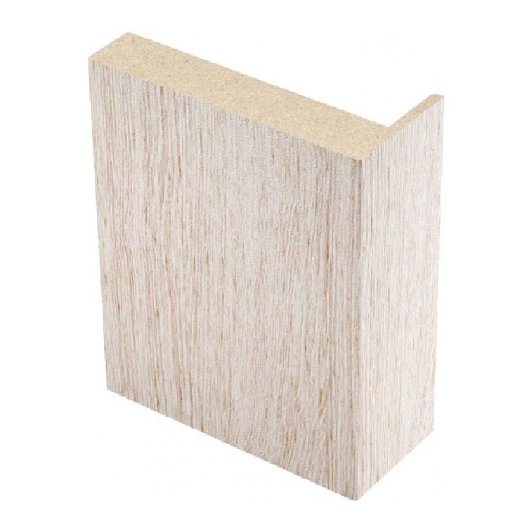 Наличник прямой телескопический 80х12х2150, Дуб бежевый вералинга (к двери Турин)