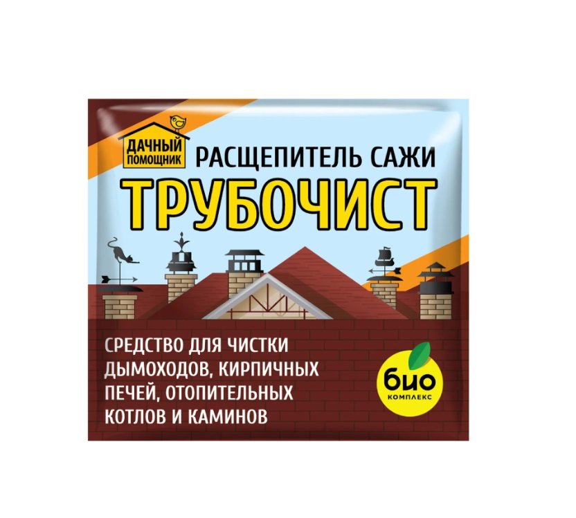Средство Трубочист для д/чистки дымоходов, каминов,печей,расщепитель сажи 20 гр Дачный помощник  - купить в АПлайн