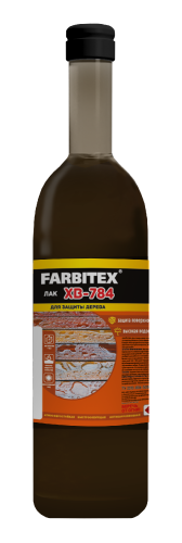 Лак ХВ-784 FARBITEX дуб 0,5л