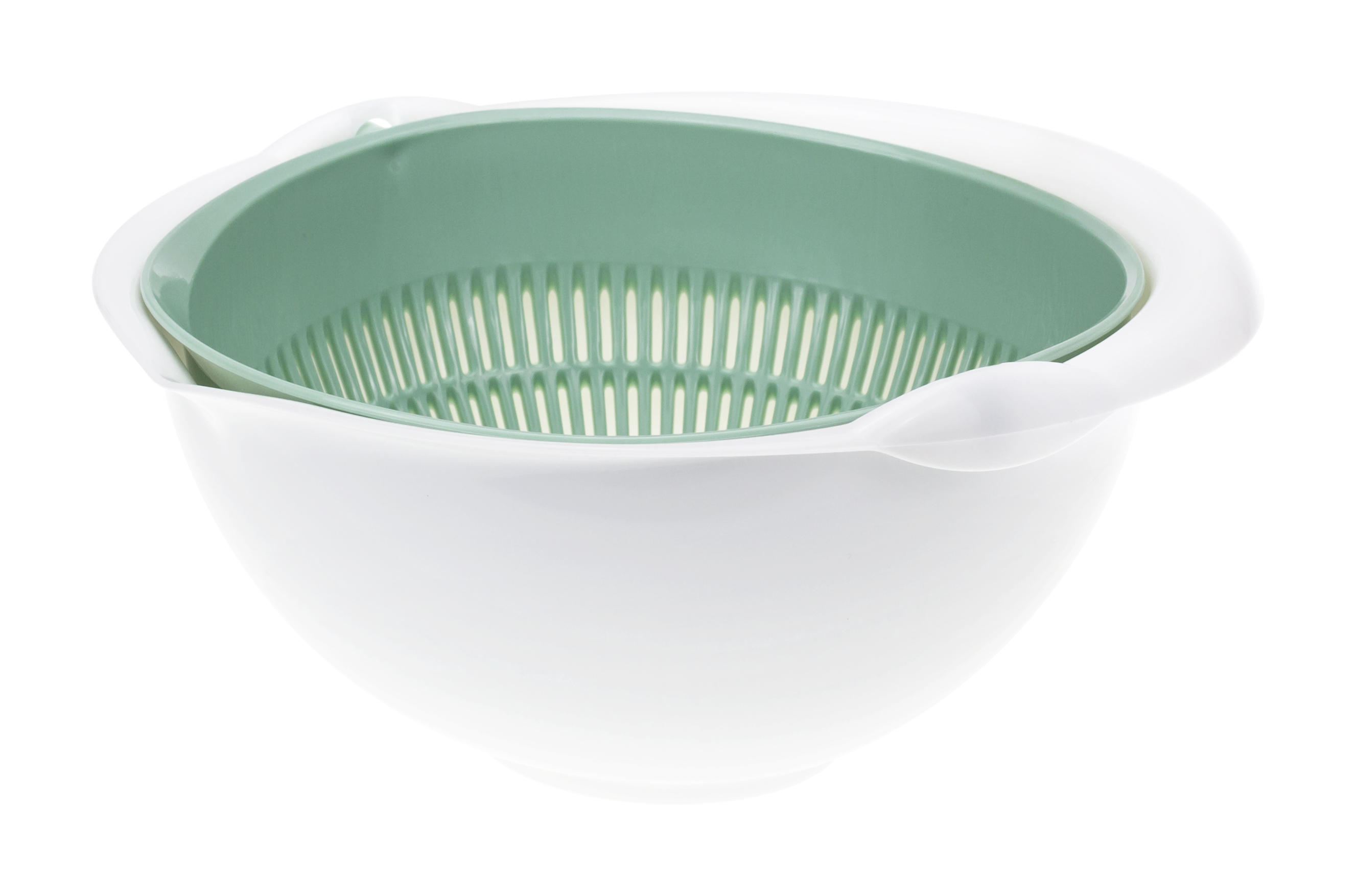 Дуршлаг пласт. М-пластика фисташковый М1129