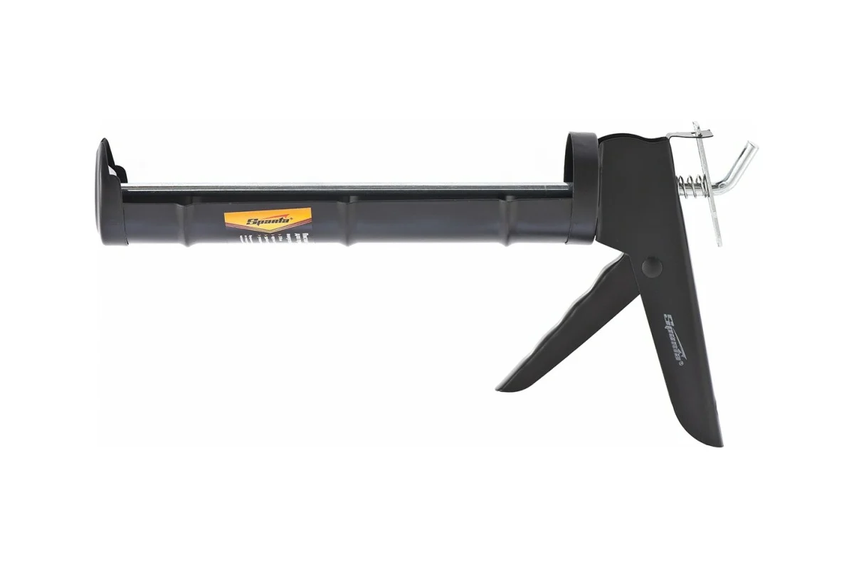 Пистолет для герметика полуоткрытый 310мл круглый шток Sparta 886365 - 886365 - купить в АПлайн