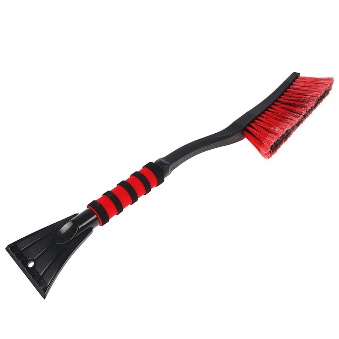 Щетка-скребок AVS мягкая ручка , распушенная щетина 62 см 