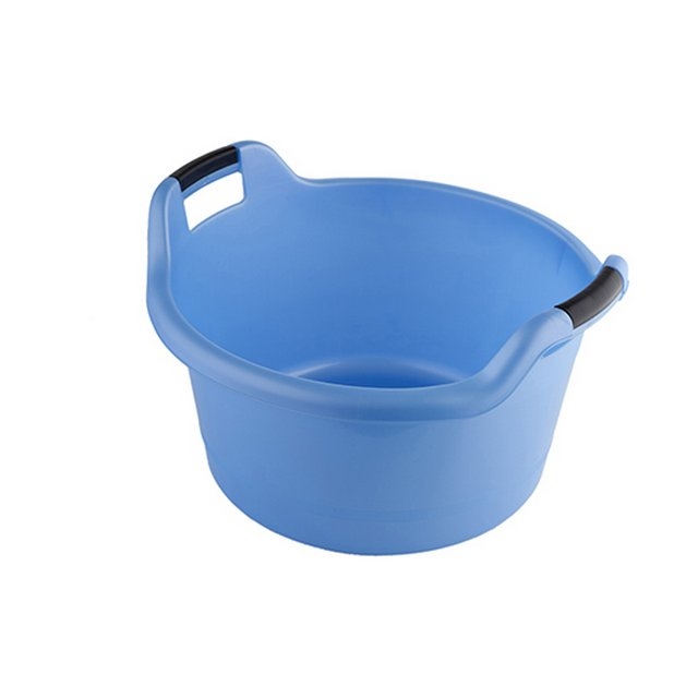 Таз пласт. 30л круглый с ручками С409