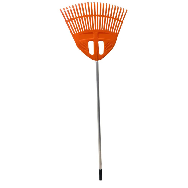 Грабли веерные 23 зуб. пластмассовые с черенком в/с- купить в АПлайн