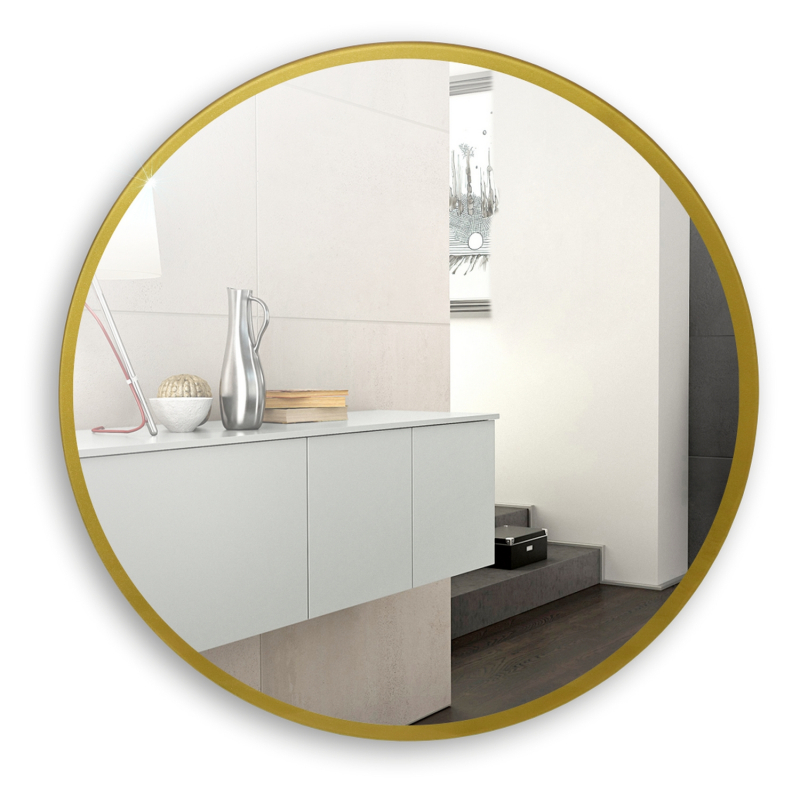Зеркало MIXLINE "Ренуар" золотой без подсветки, D770 золотое обрамление