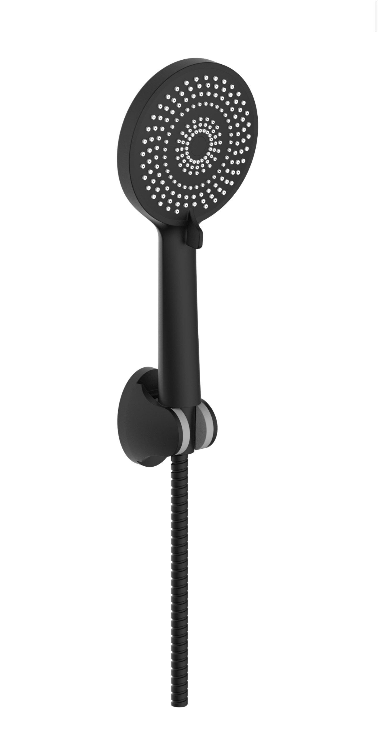 Душевой набор GOTA ROCIO шланг душевой, лейка 3 реж., держатель для душа черный 910013