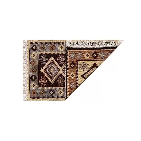 Коврик хлопковый Kilim Usak 60х120см коричнево-бежевый UK1871UK1871- купить в АПлайн