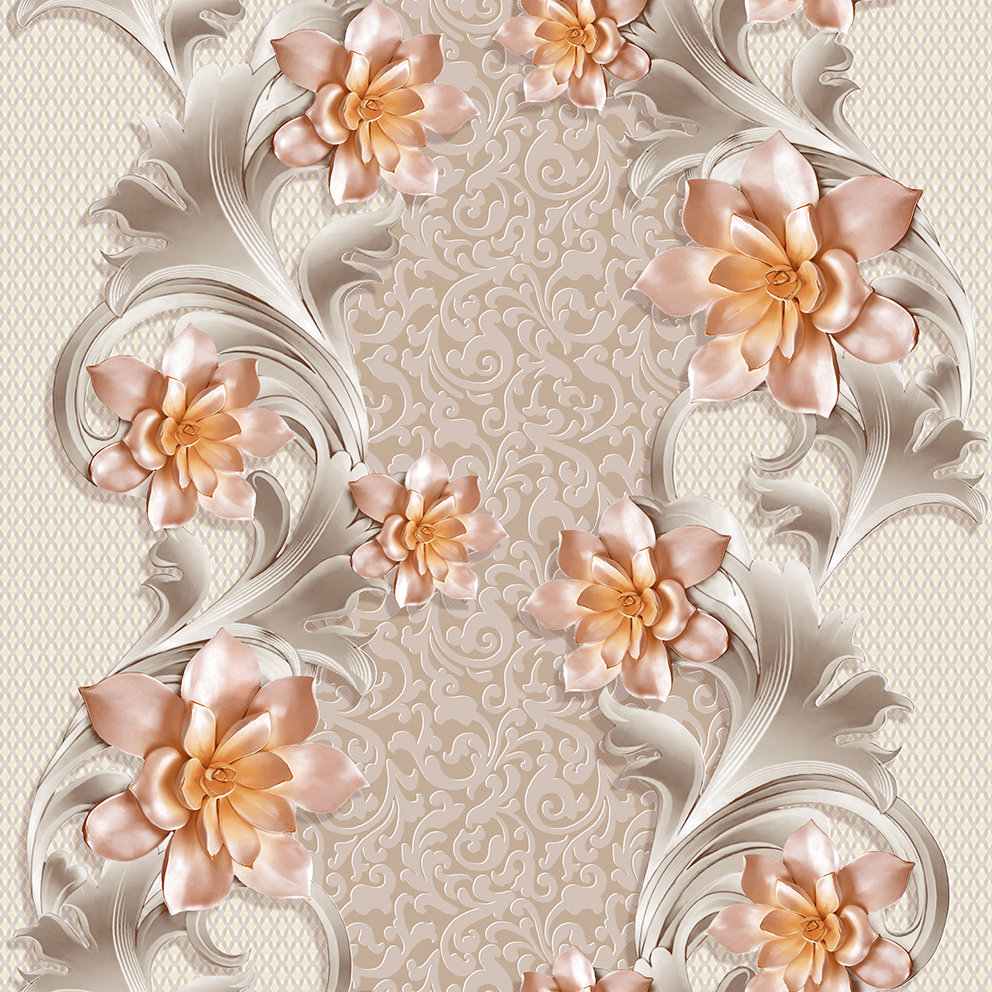 Обои бумажные симплекс Фокс Ангелина 0,53х10м 6023