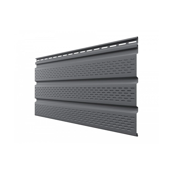 Софит ТехноНИКОЛЬ полностью перфорированный Серый (бруния) 3х0,302м / 0,91м2 - 046456 - купить в АПлайн