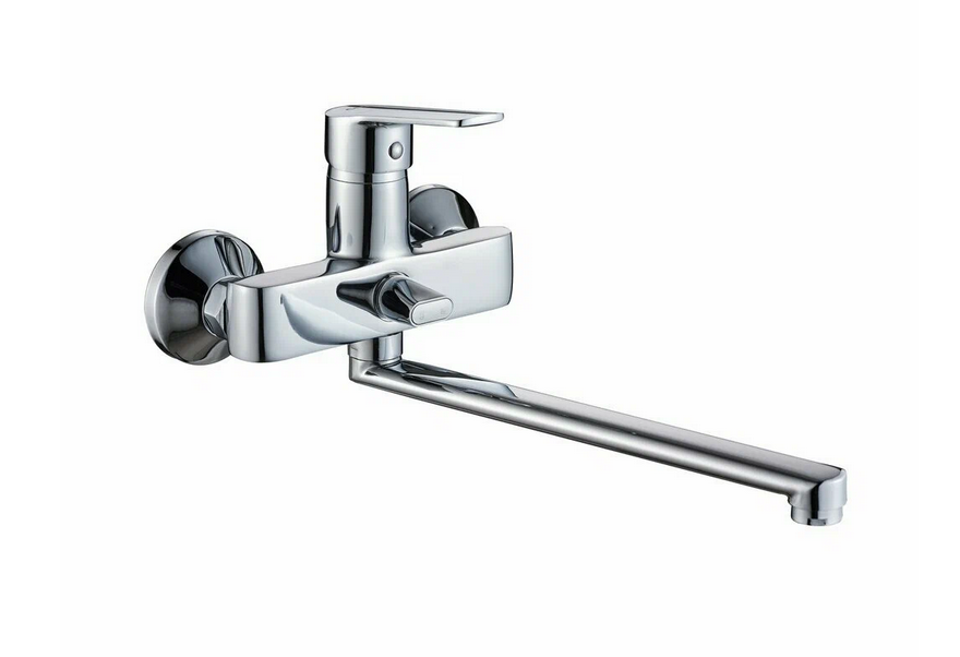Смеситель для ванны GOTA ROCIO Elche d35 хром с длинным изливом 300 мм d35 024710-GOTA 