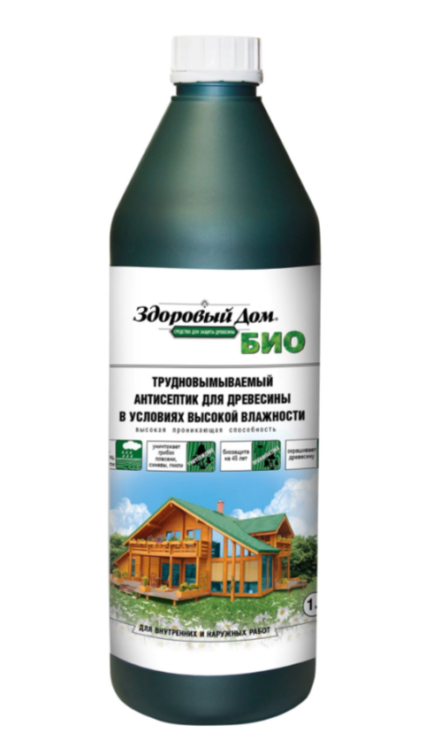 Антисептик Здоровый дом БИО желто-зеленый 1кг90002075245- купить в АПлайн