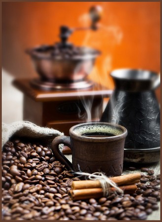 Фотообои "Кофе"  2л. 134х98 -  - купить в АПлайн