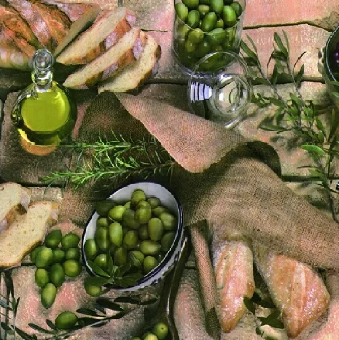 Клеенка АМАРАНТ 1,4х20м на нетк.основе 5225A 