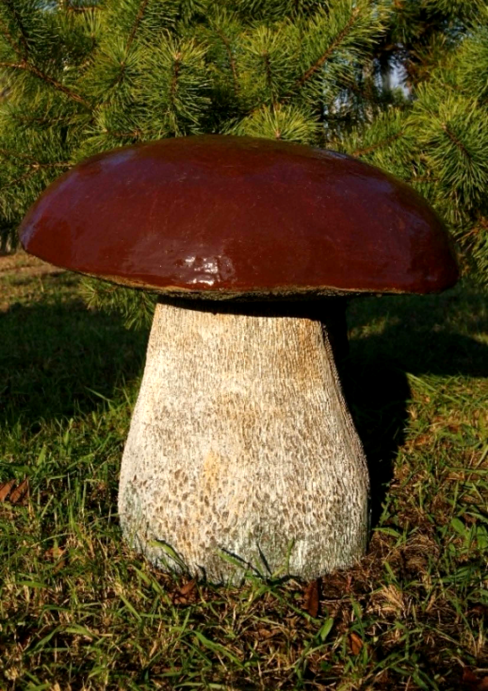 Фигура садовая гипс Боровик средний 230х220мм арт.433