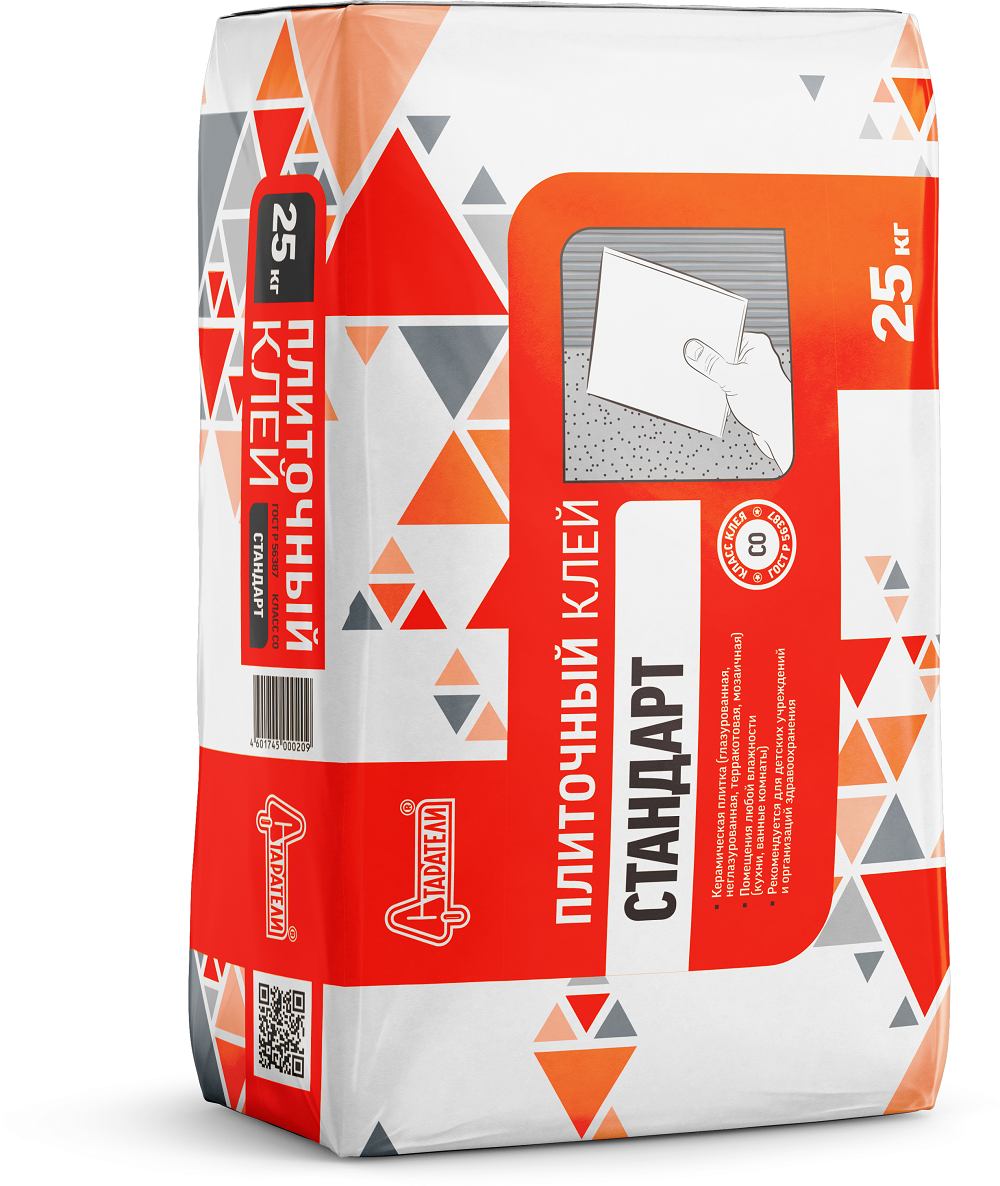Клей "Старатели" Стандарт для плитки C0 25кг - 3277/667 - купить в АПлайн