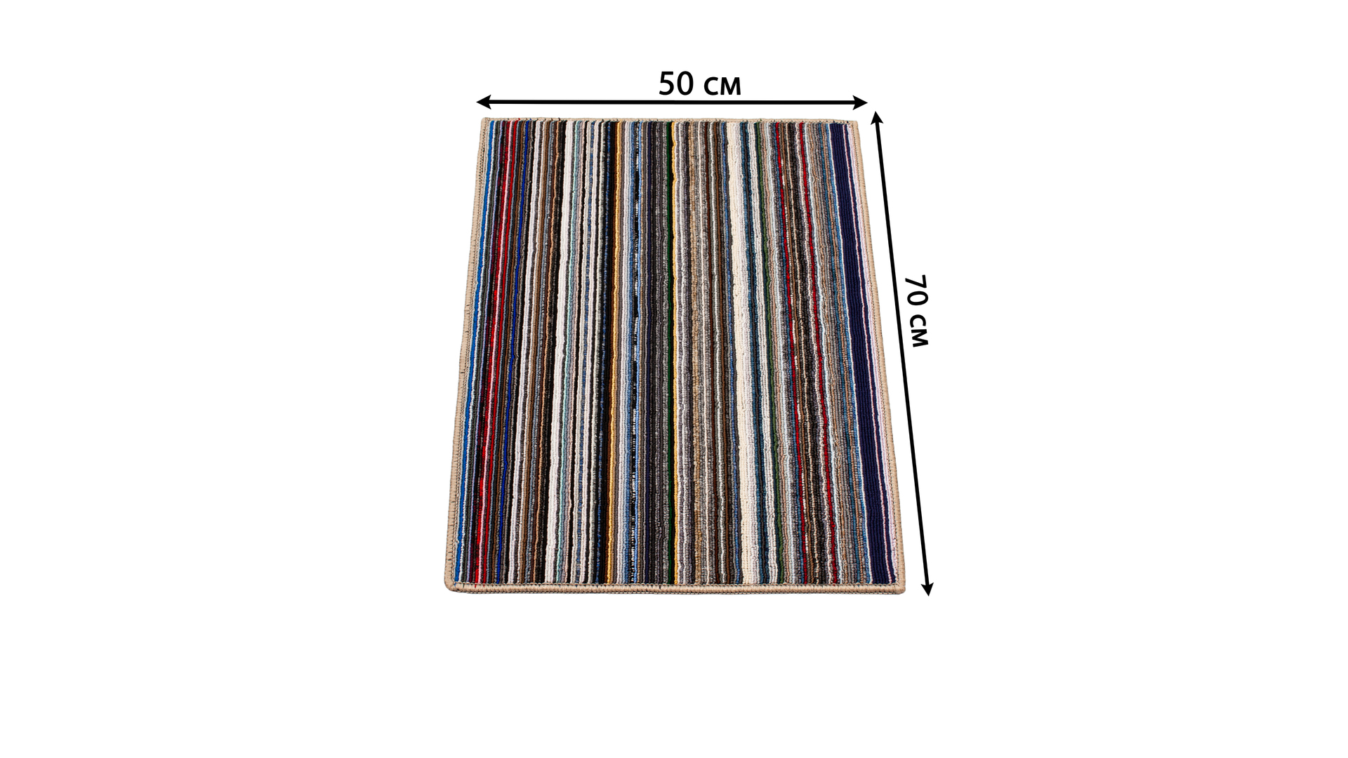 Коврик интерьерный ComeForte мультиколор 50х70см PP-2002