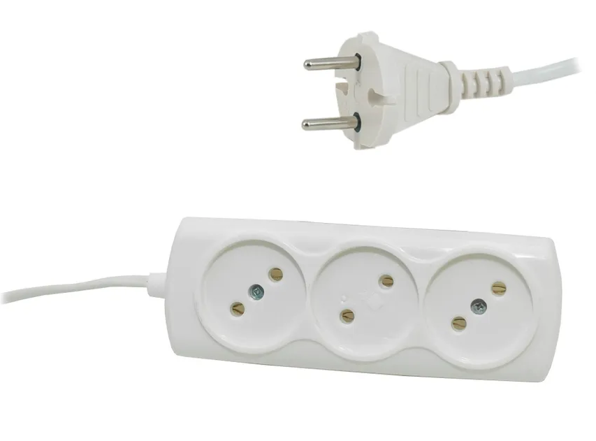 Удлинитель 3х5м без заземления 6А(2х0.75мм2) СТАРТ 11779 /734/