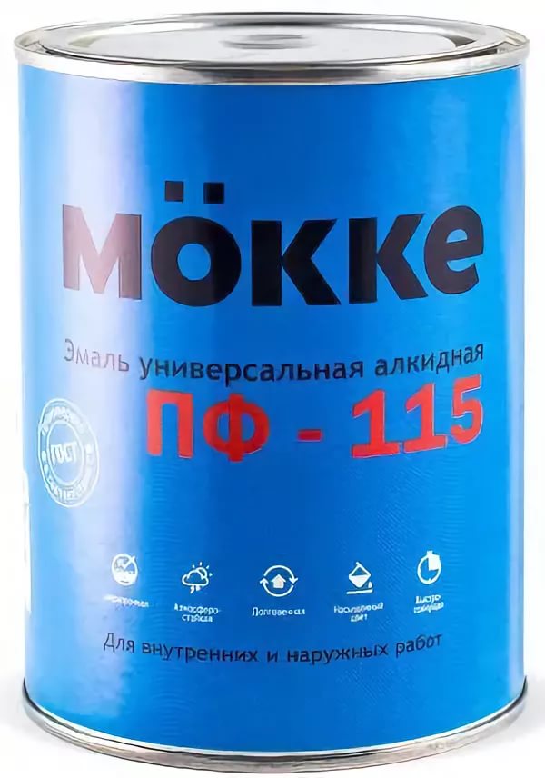 Эмаль алкидная ПФ-115 MÖKKE синяя 1,9кг