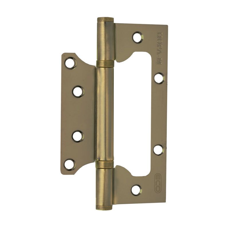 Петля накладная (бабочка) НОРА-М STD 800-5 125х75х2,5мм старая бронза (2шт)