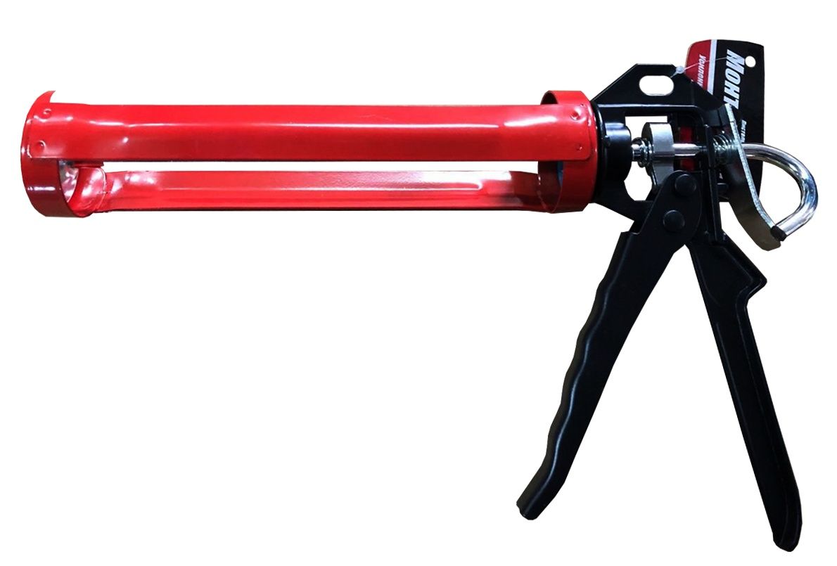 Пистолет для герметика полуоткрытый усииленный Профи Монтажник 600107