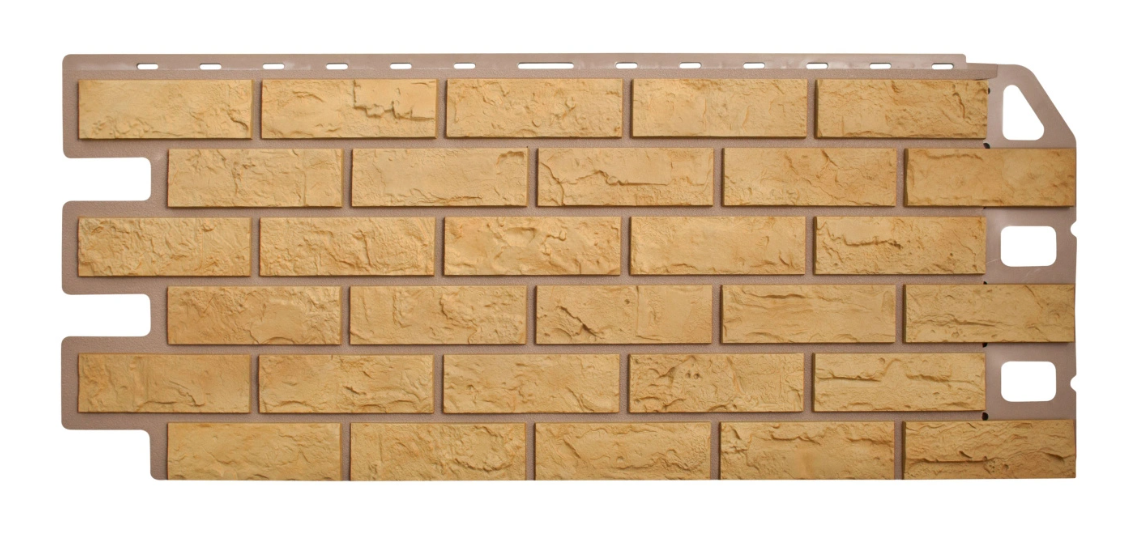 Фасадная панель "Альта Профиль" Кирпич желтый 1,13х0,46м / 0,53м2