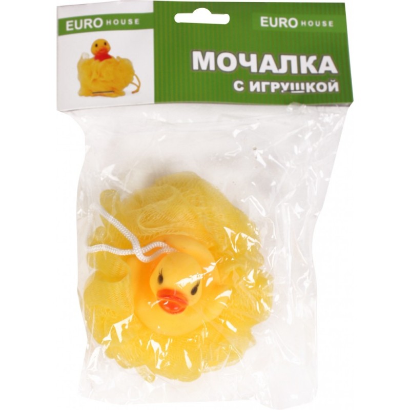 Мочалка банная с украшением Зверушка 5272 - 5272 - купить в АПлайн