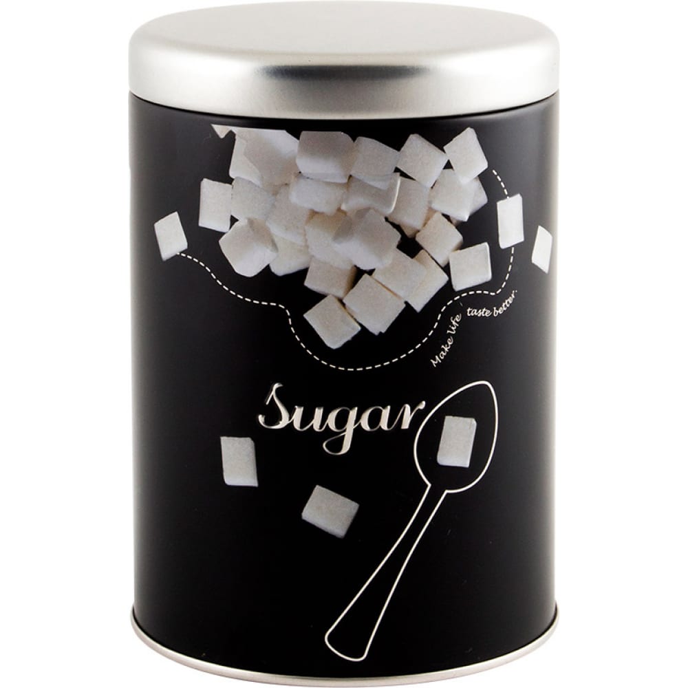 Банка металл. Сахар 900мл с крышкой 008617