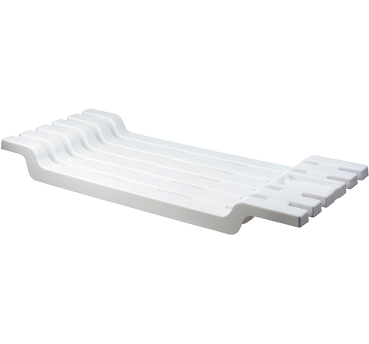 Полка на ванну пласт. белая М2586