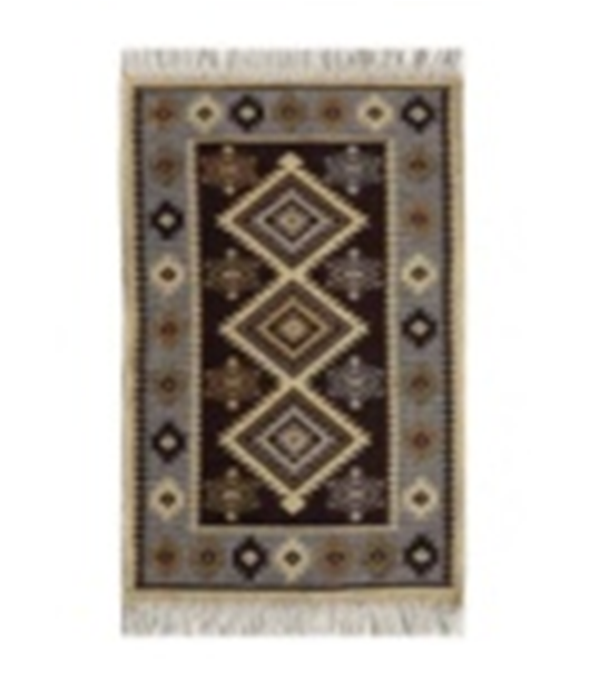 Коврик хлопковый Kilim Usak 60х90см коричневый UK02