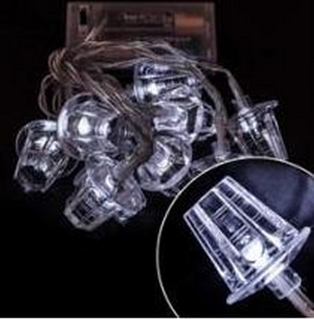 ГИРЛЯНДА "ФОНАРИКИ" 10LED ЛАМП НА БАТАРЕЙКАХ 2ХАА 1М/998970/